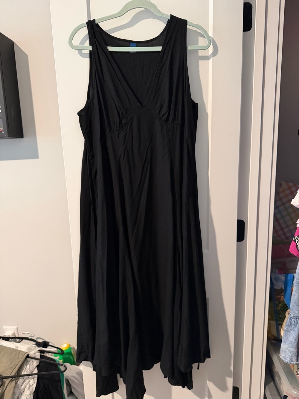 Old Navy Black Sleeveless Maxi Dress